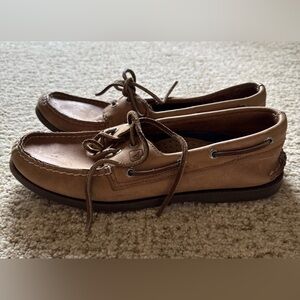 Sperry Top-Sider Original Casual Brown Leather Boat Deck Shoes 0197640 Sz 9.5 M